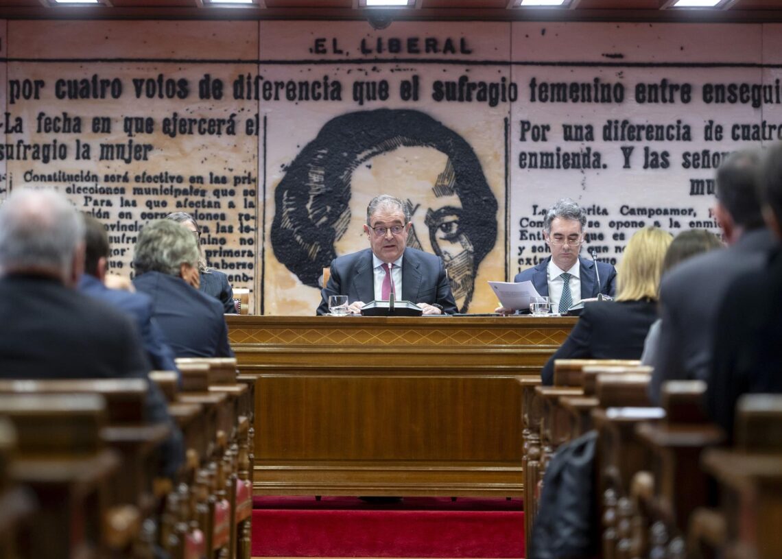 Archivo - El senador del PP, Gerardo Camps, durante la constitución de la comisión de investigación sobre la DANA, en el Senado, a 20 de enero de 2025, en Madrid (España).Alberto Ortega - Europa Press - Archivo