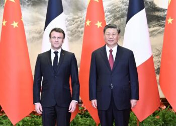 Archivo - Los presidentes francés y chino durante la visita de Estado de Emmanuel Macron a Pekín en 2023Europa Press/Contacto/Xie Huanchi - Archivo