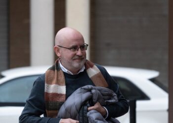 Suárez, a su llegada a los juzgados de CatarrojaJORGE GIL/EUROPA PRESS