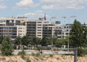 Archivo - Edificio en construcción en Madrid (España), a 6 de julio de 2020. Marta Fernández Jara - Europa Press - Archivo