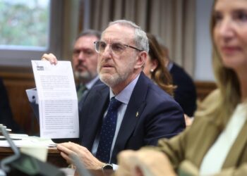 Archivo - El secretario general del Grupo Socialista en el Senado, Alfonso Gil, durante la Comisión de Investigación sobre el 'caso Koldo', en el Senado, a 30 de octubre de 2025, en Madrid (España). Eduardo Parra - Europa Press - Archivo