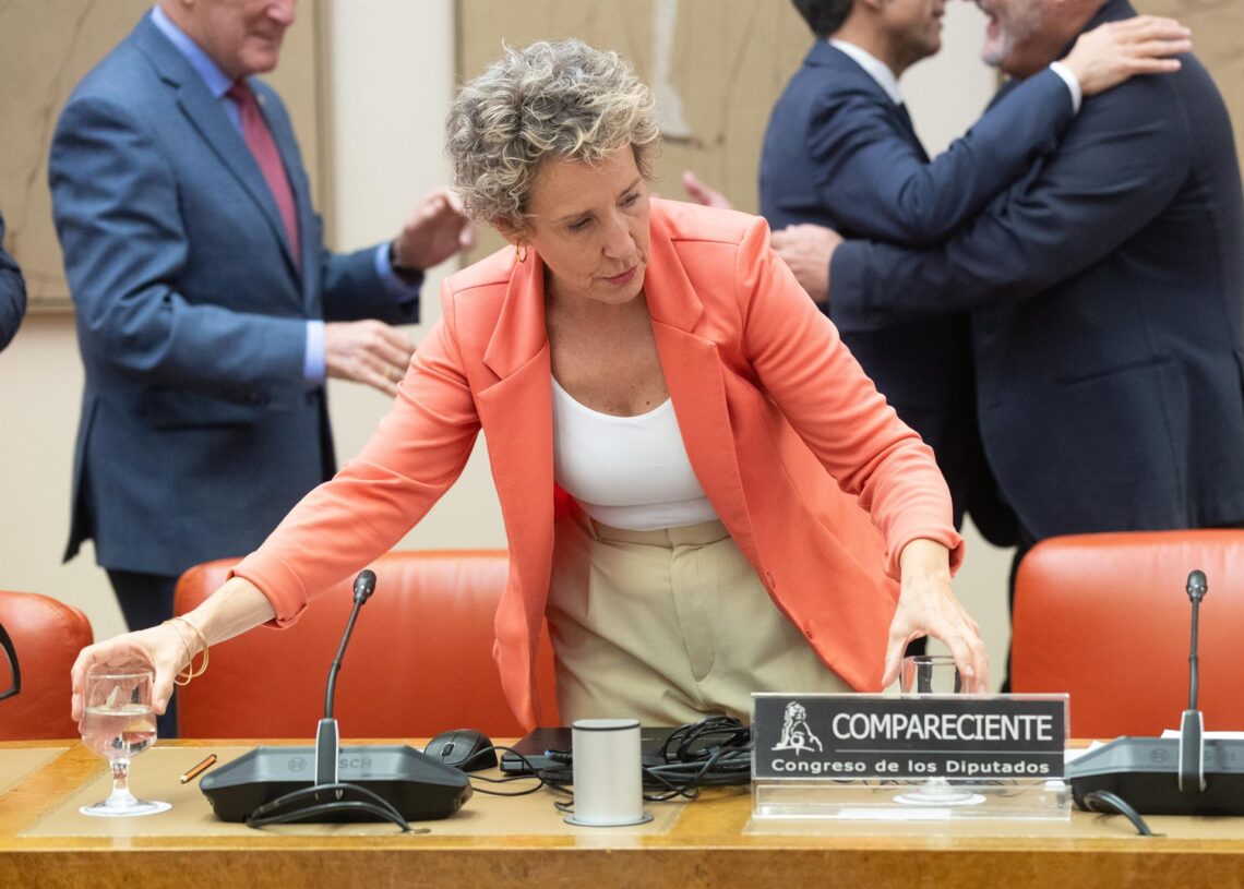 Archivo - La secretaria de estado de Seguridad, Aina Calvo, en una comparecencia en el Congreso de los DiputadosEduardo Parra - Europa Press - Archivo