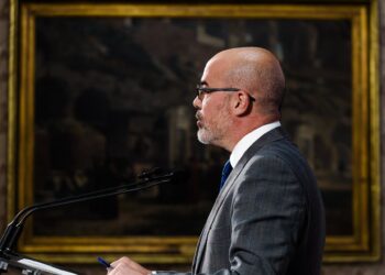 Archivo - El delegado del Gobierno en Madrid, Francisco Martín, atiende a los medios de comunicación, en la sede de la Delegación del Gobierno de Madrid, a 6 de mayo de 2025, en Madrid (España).Carlos Luján - Europa Press - Archivo