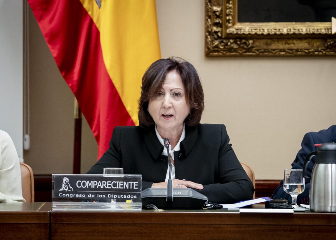 La fiscal Teresa Peramato comparece ante la Comisión de Justicia, en el Congreso.A. Pérez Meca - Europa Press