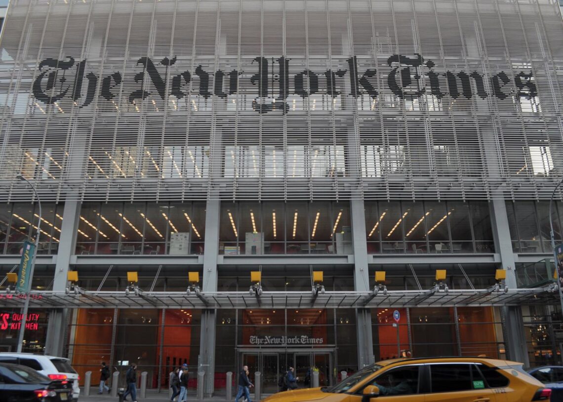 Archivo - Sede de 'New York Times' en Manhattan, Nueva York.Europa Press/Contacto/Jimin Kim - Archivo