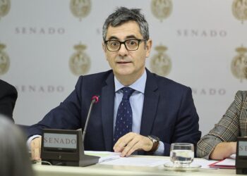 El ministro de la Presidencia, Justicia y Relaciones con las Cortes, Félix Bolaños, comparece ante la Comisión de Justicia, en el Senado, a 4 de diciembre de 2025, en Madrid (España). Jesús Hellín - Europa Press