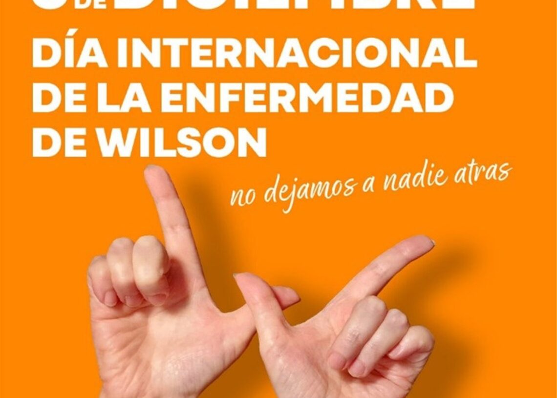 Cartel por el Día Internacional de la Enfermedad de Wilson.AEFE WILSON