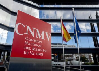 Exterior de la sede de la Comisión Nacional del Mercado de Valores (CNMV), a 20 de noviembre de 2025, en Madrid (España).Eduardo Parra - Europa Press
