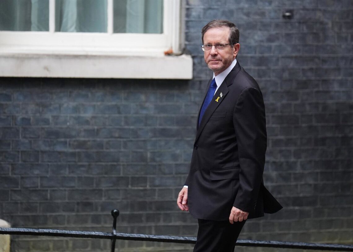 Archivo - El presidente de Israel, Isaac HerzogJames Manning/PA Wire/dpa - Archivo