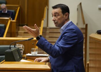 Archivo - El vicelehendakari y consejero de Economía, Trabajo y Empleo, Mikel Torres,PAULINO ORIBE- PARLAMENTO VASCO - Archivo