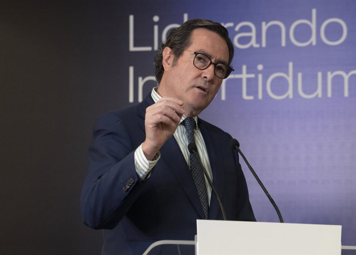 El presidente de CEOE, Antonio GaramendiIñaki Berasaluce - Europa Press