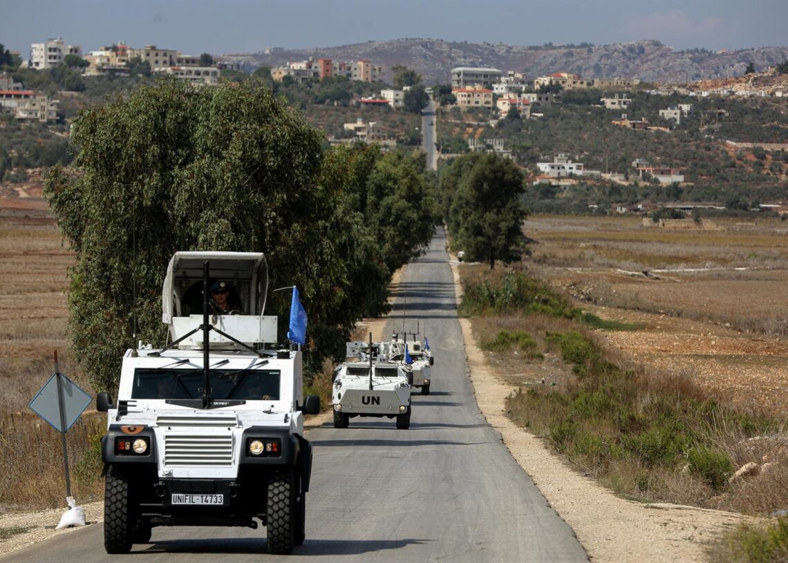 Archivo - Imagen de archivo de convoyes de la FINUL en el sur de Líbano, cerca de la frontera con Israel.Marwan Naamani/Dpa - Archivo