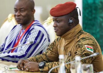 Archivo - El líder de la junta militar de Burkina Faso, Ibrahim TraoréEuropa Press/Contacto/Gavriil Grigorov - Archivo