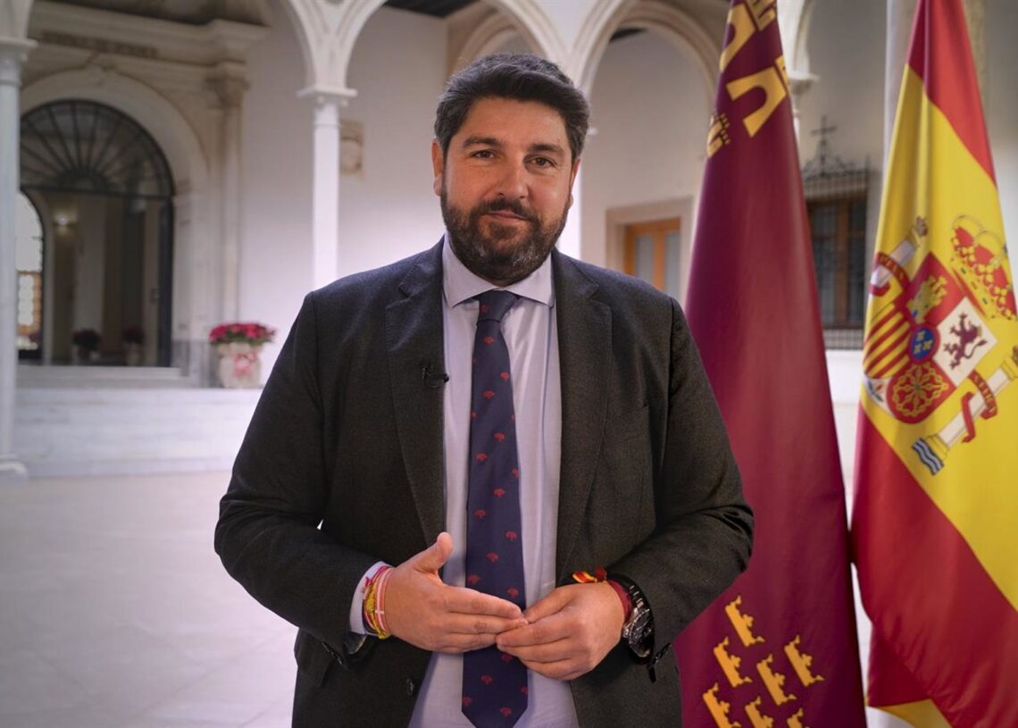 El presidente de la Región de Murcia, Fernando López MirasCARM