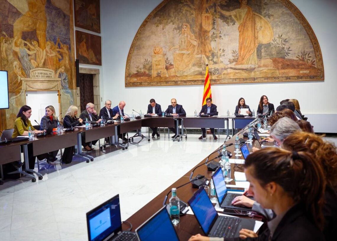 Reunión de seguimiento del brote de PPA en el Palau de la GeneralitatGENERALITAT DE CATALUNYA