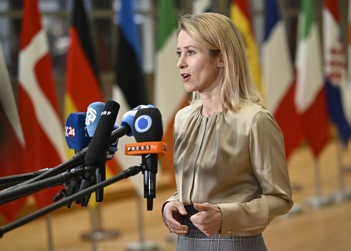La Alta Representante de la Unión Europea para Política Exterior, Kaja KallasEuropa Press/Contacto/Wiktor Dabkowski