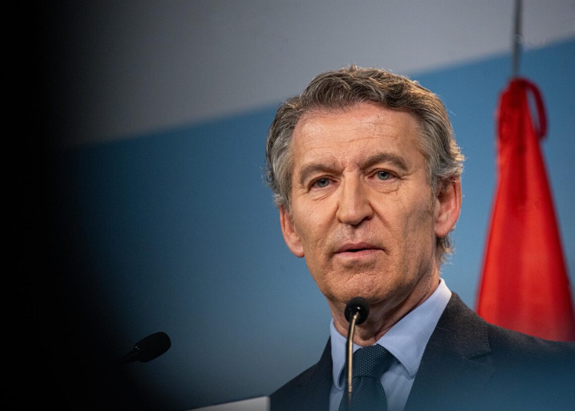 El presidente del Partido Popular, Alberto Núñez Feijóo.Gabriel Luengas - Europa Press