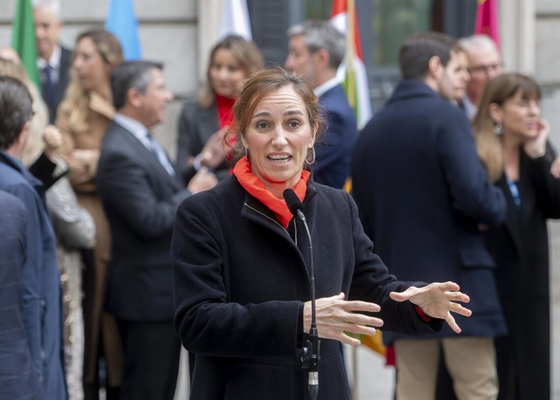 La ministra de Sanidad, Mónica García, durante el acto institucional por el Día de la Constitución, en el Congreso de los Diputados, a 6 de diciembre de 2025, en Madrid (España).Alberto Ortega - Europa Press