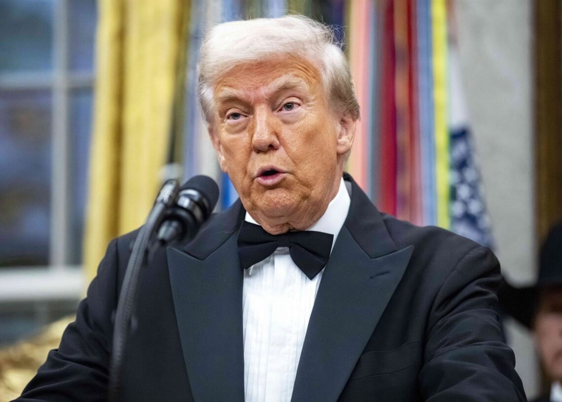 El presidente de Estados Unidos, Donald Trump, durante un actoEuropa Press/Contacto/Bonnie Cash - Pool via CNP