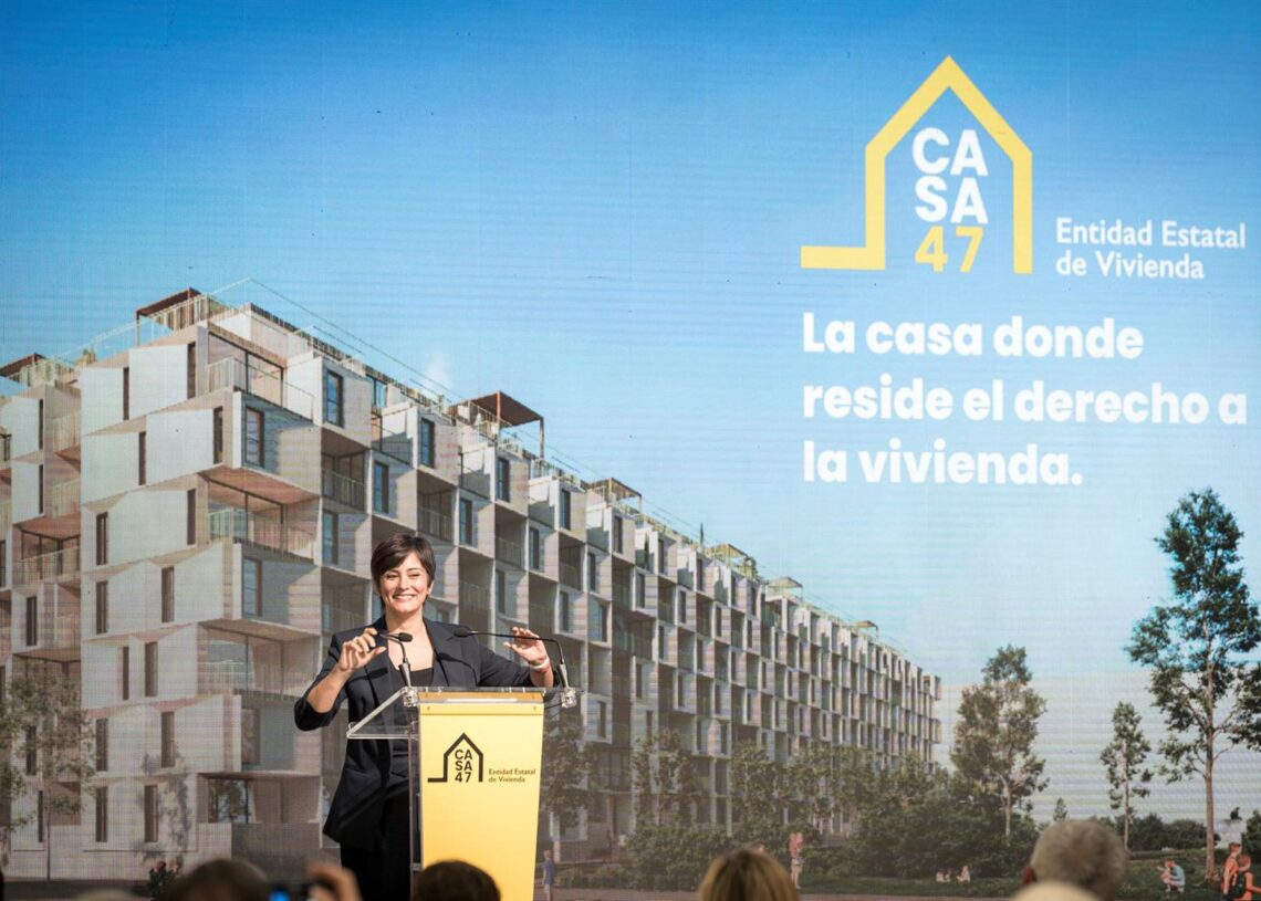 La ministra de Vivienda y Agenda Urbana, Isabel Rodríguez.Diego Radamés - Europa Press