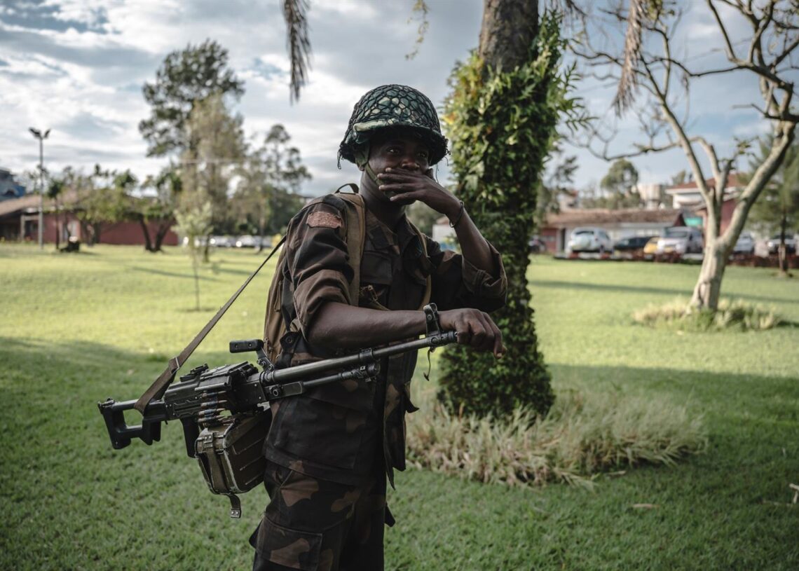 Archivo - Imagen de archivo de un militar congoleño Europa Press/Contacto/Wang Guansen - Archivo