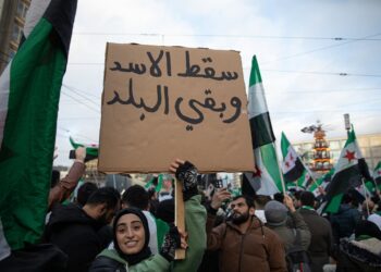 La diáspora siria celebra en Alemania el aniversario de la caída de Al Assad Europa Press/Contacto/Michael Kuenne