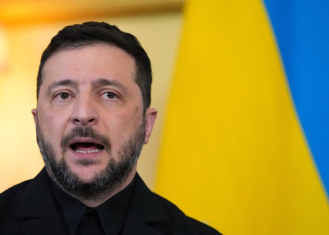 Archivo - El presidente de Ucrania, Volodimir Zelenski, durante una visita oficial a Reino Unido en octubre de 2025 (archivo)Kirsty Wigglesworth/PA Wire/dpa - Archivo