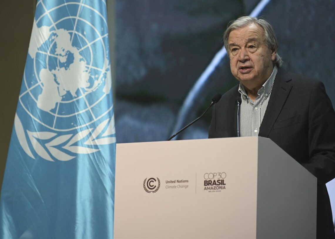 Archivo - El secretario general de la ONU, António GuterresEuropa Press/Contacto/Lucio Tavora