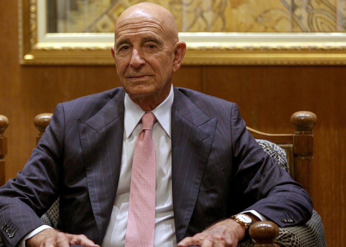 Archivo - El enviado de Estados Unidos para Siria y embajador estadounidense en Turquía, Thomas Barrack, durante una visita oficial a la capital de Líbano, Beirut (archivo)Europa Press/Contacto/Marwan Naamani - Archivo