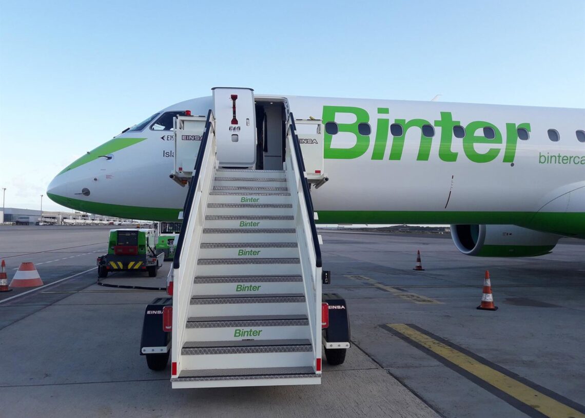 Avión de Binter.BINTER