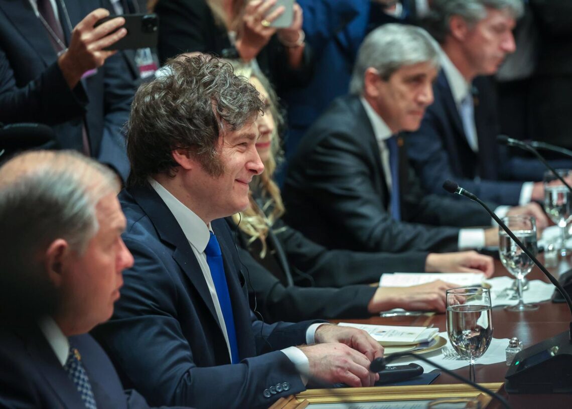 Archivo - Javier Milei, presidente de Argentina, en una visita a la Casa Blanca.Europa Press/Contacto/Alex Wroblewski - Pool via C