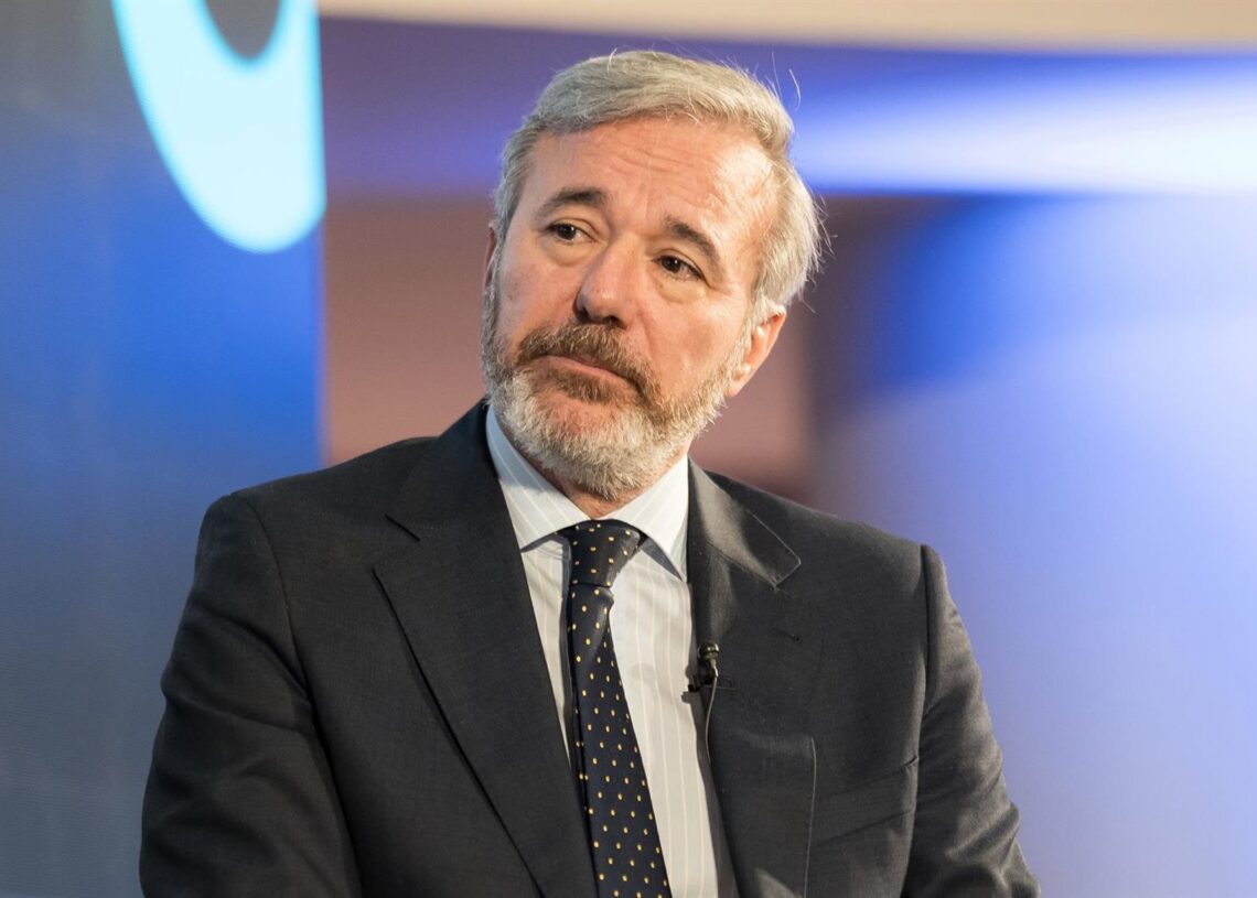 El presidente de Aragón, Jorge Azcón, participa en el Congreso España 360º, en el Hotel Palace, a 25 de noviembre de 2025, en Madrid (España). Diego Radamés - Europa Press