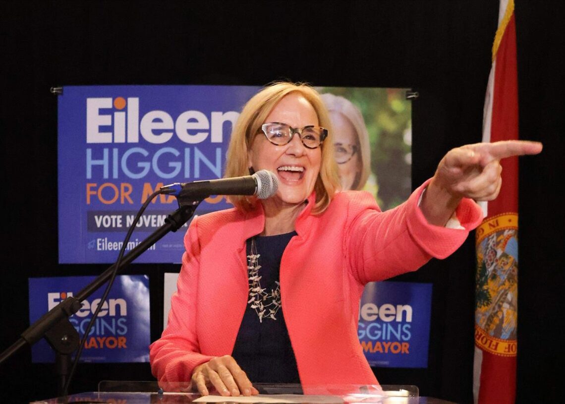 La vencedora de las elecciones a la Alcaldía de Miami (Florida), la demócrata Eileen HigginsEuropa Press/Contacto/Carl Juste