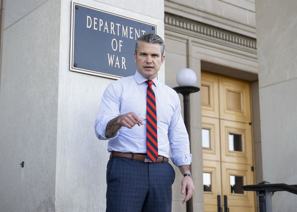 Archivo - El secretario de Defensa de EEUU, Pete HegsethEuropa Press/Contacto/Ssgt. Madelyn Keech/Dod