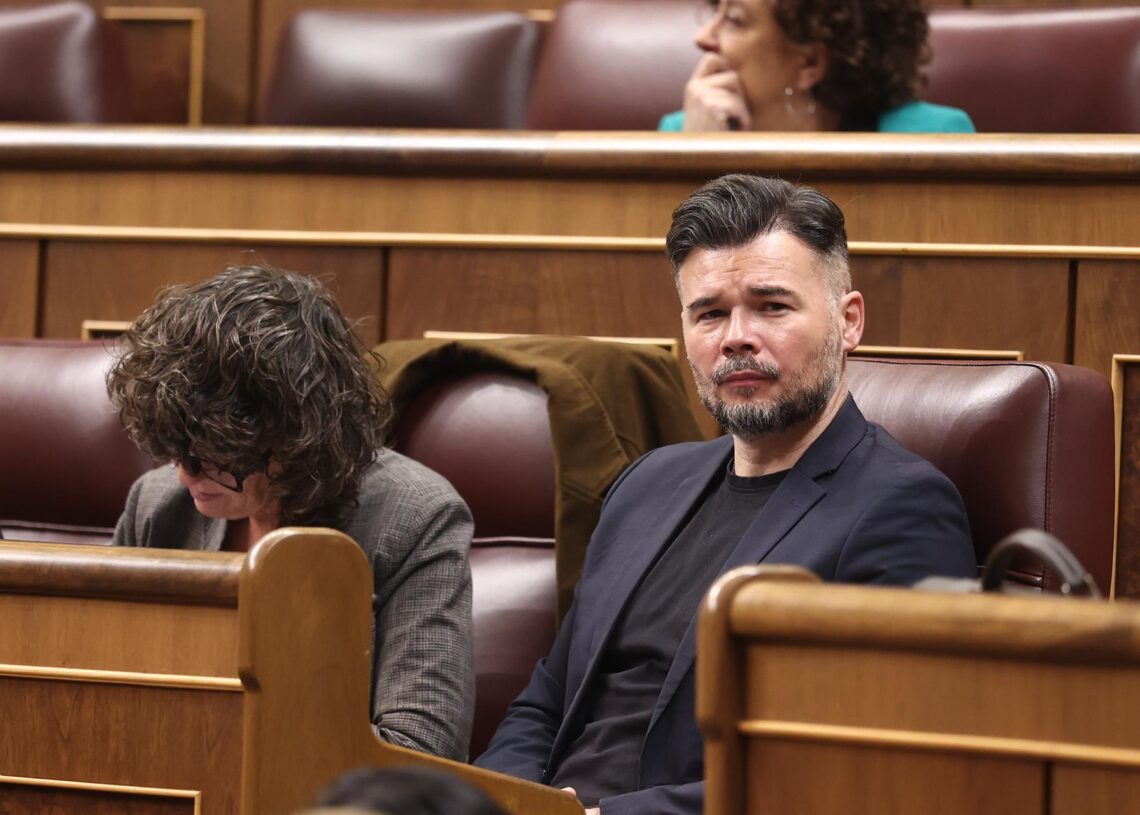 El portavoz de ERC en el Congreso, Gabriel Rufián.Eduardo Parra - Europa Press