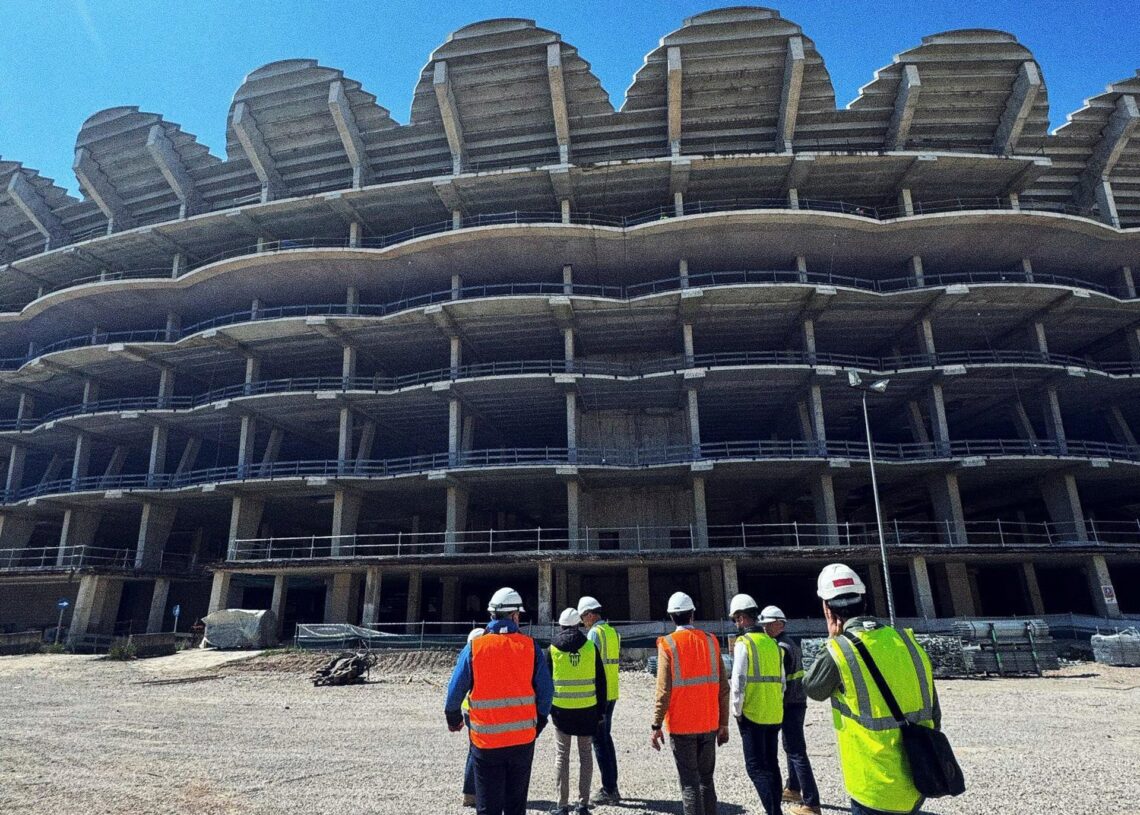 Archivo - Imagen de la obra del Nou MestallaVALENCIA CF - Archivo