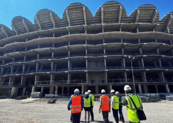 Archivo - Imagen de la obra del Nou MestallaVALENCIA CF - Archivo