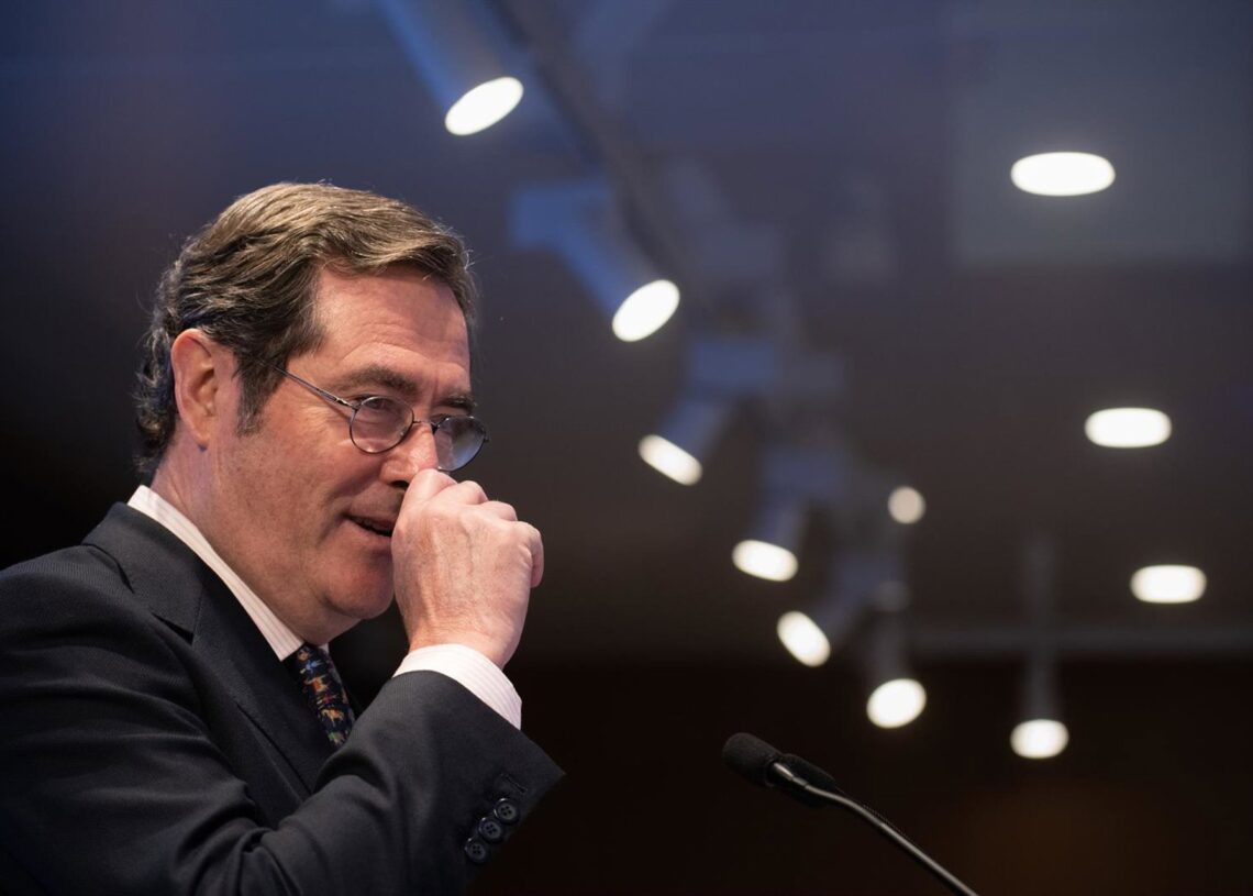 El presidente de la CEOE, Antonio Garamendi.Fernando Sánchez - Europa Press