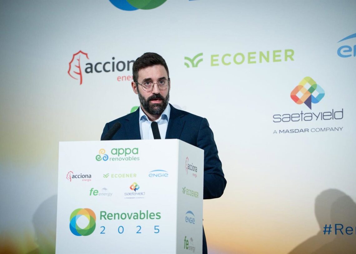El secretario de Estado de Energía, Joan Groizard, en el IX Congreso Nacional de Energías Renovables, en Madrid (España)APPA RENOVABLES