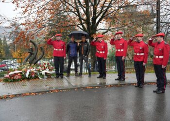 Ertzaintza recuerda a José Luis González e Iñaki Mendiluze , agentes asesinados por ETA en Itsasondo en 1995ERTZAINTZA