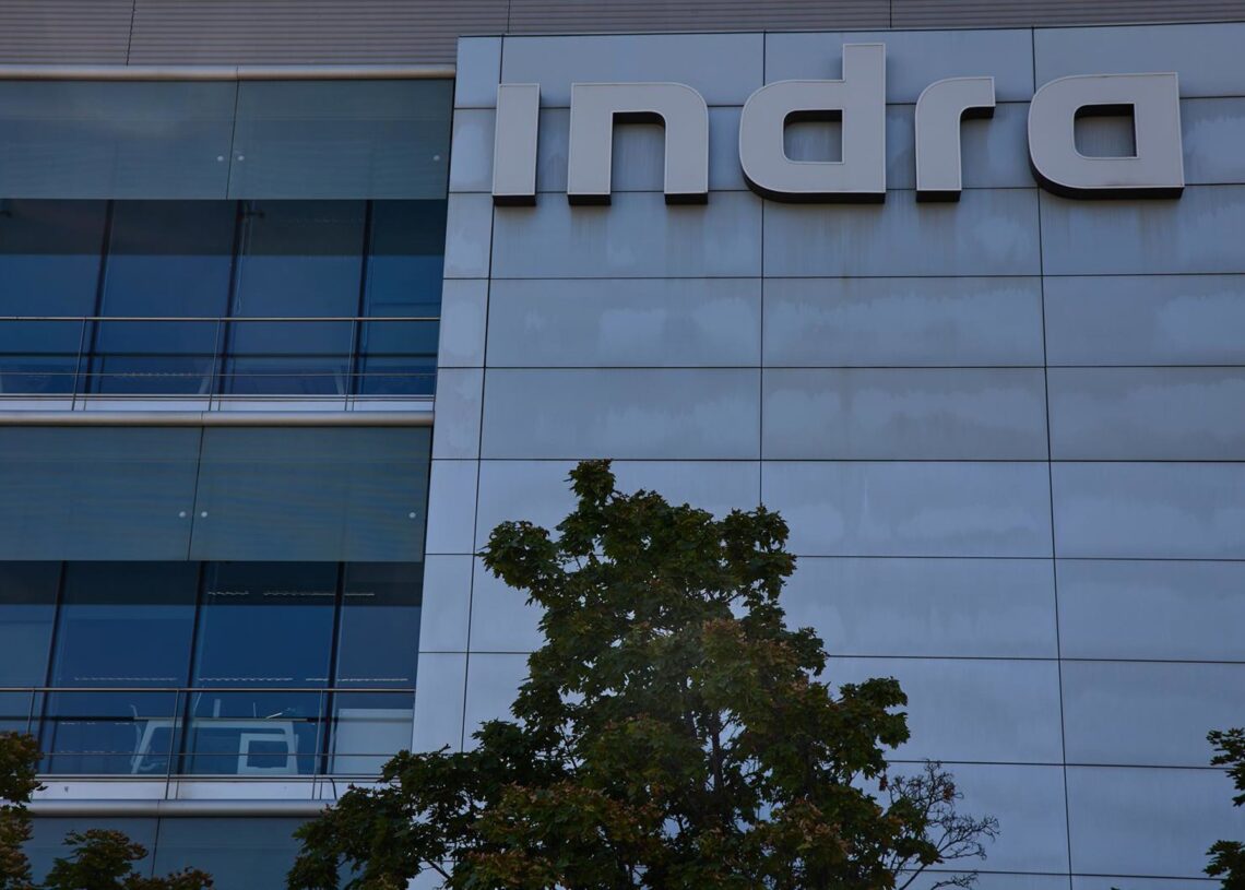 Archivo - Fachada de la sede de Indra, en Madrid (España)Jesús Hellín - Europa Press - Archivo