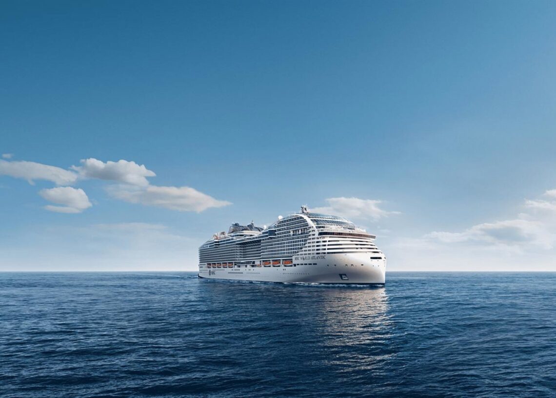 El MSC World Atlantic debutará en noviembre de 2027 desde Florida (EE.UU.).MSC CRUCEROS