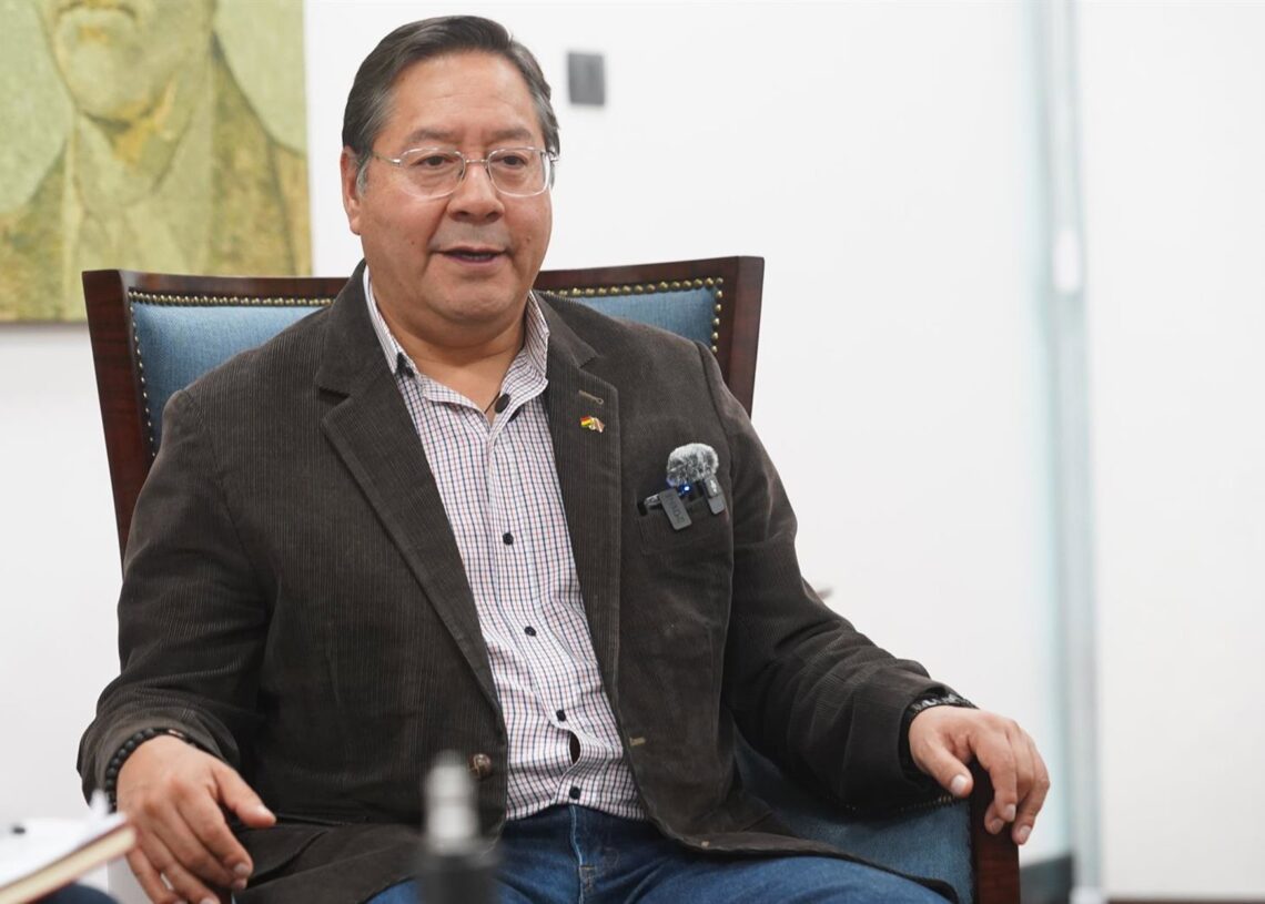 Archivo - El presidente de Bolivia, Luis ArceEuropa Press/Contacto/Javier Mamani - Archivo