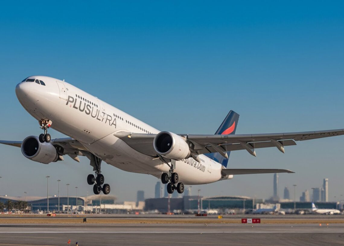 Avión A330 de Plus Ultra.PLUS ULTRA