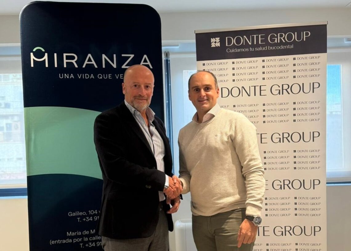 Donte Group y Miranza firman un acuerdo de colaboración que afianza su "compromiso con la salud bucodental y ocular"DONTE GROUP
