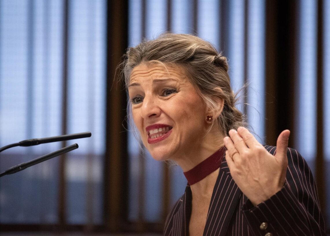 La vicepresidenta segunda y ministra de Trabajo y Economía Social, Yolanda DíazFernando Sánchez - Europa Press