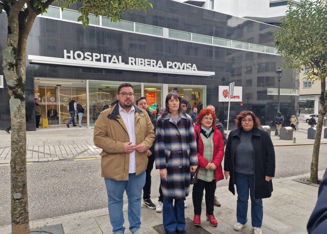 Ana Pontón este jueves en Povisa.PEDRO DAVILA-EUROPA PRESS