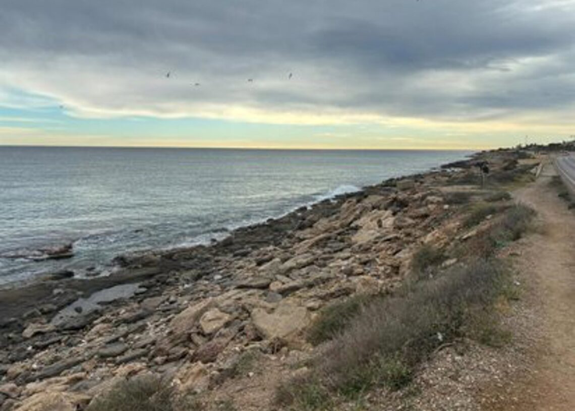Zona de la costa de Garrucha (Almería) en la que fue encontrado el cuerpo sin vida del menor de cuatro años.EUROPA PRESS