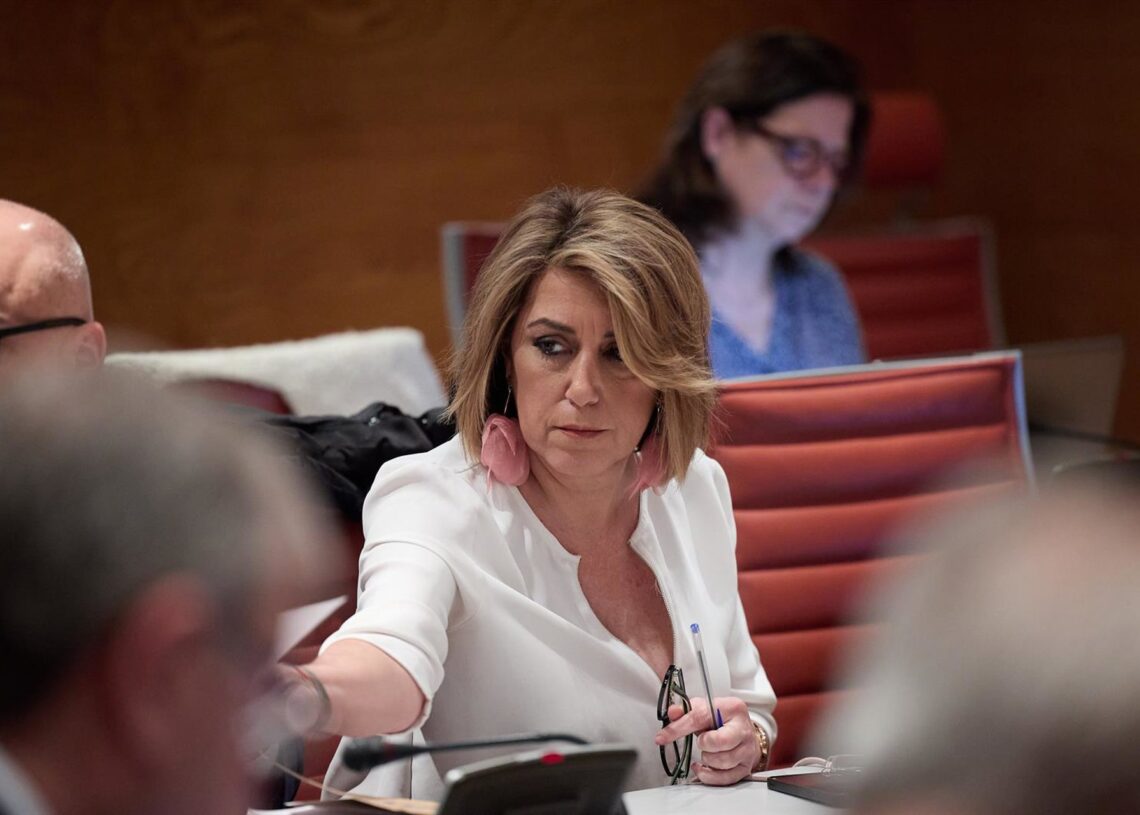 Archivo - La senadora del PSOE Susana Díaz, durante la Comisión Constitucional, en el Senado, a 5 de marzo de 2024, en Madrid (España). (Foto de archivo).Jesús Hellín - Europa Press - Archivo