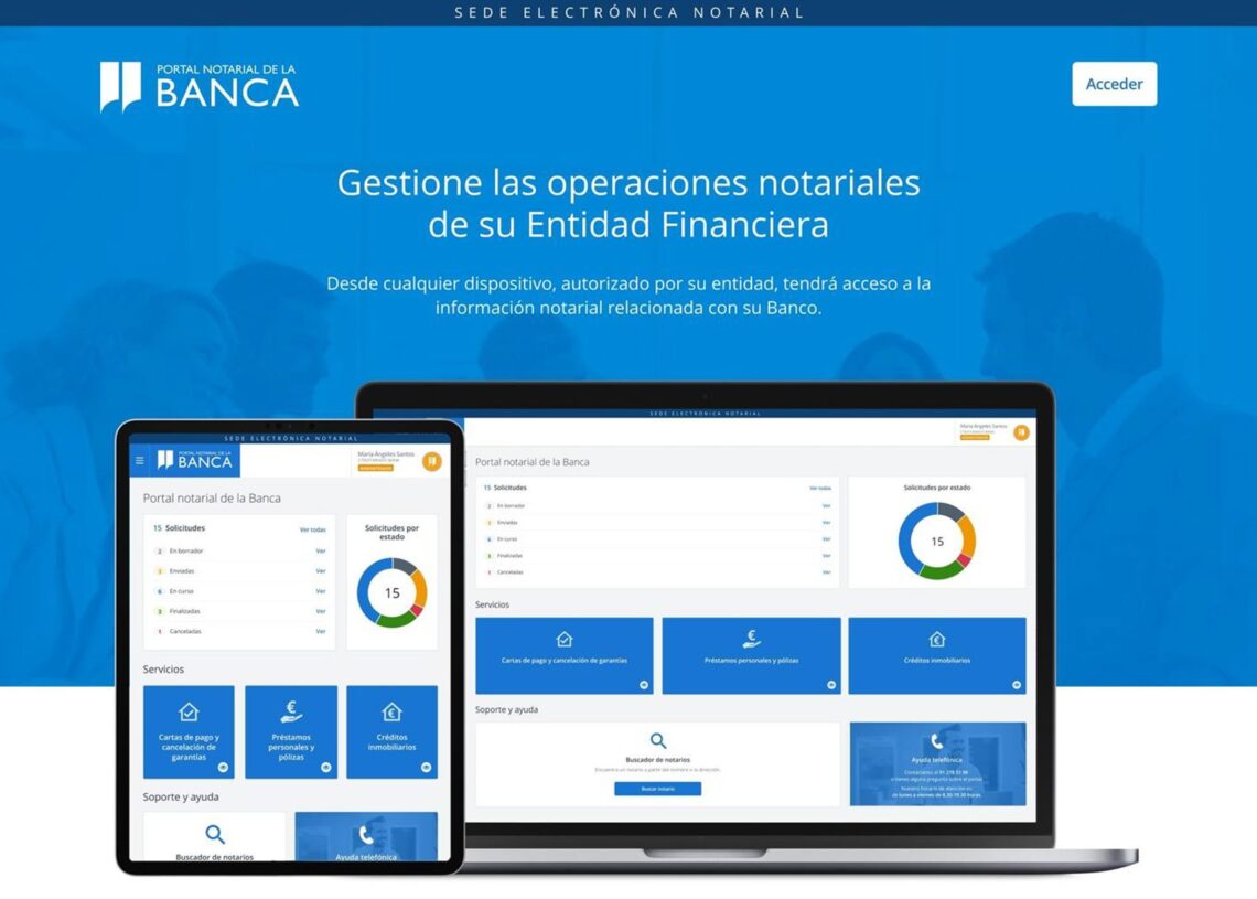 El notariado y Banco Sabadell digitalizan las pólizas mercantiles vía Sede Electrónica NotarialBANCO SABADELL